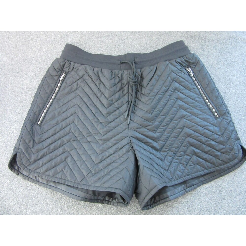 Athleta Women's Sz. 2 Black Apres Quilted Ski Short Cold Weather #54023
